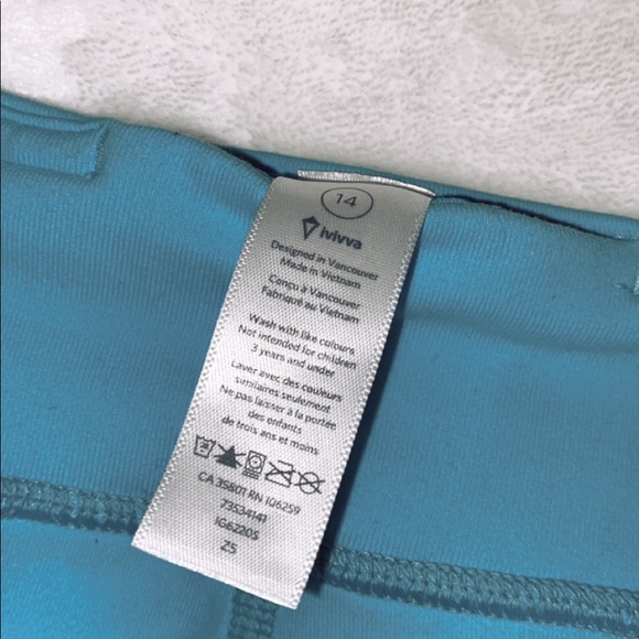 Blue Kids Lululemon Capri’s! - Picture 2 of 2